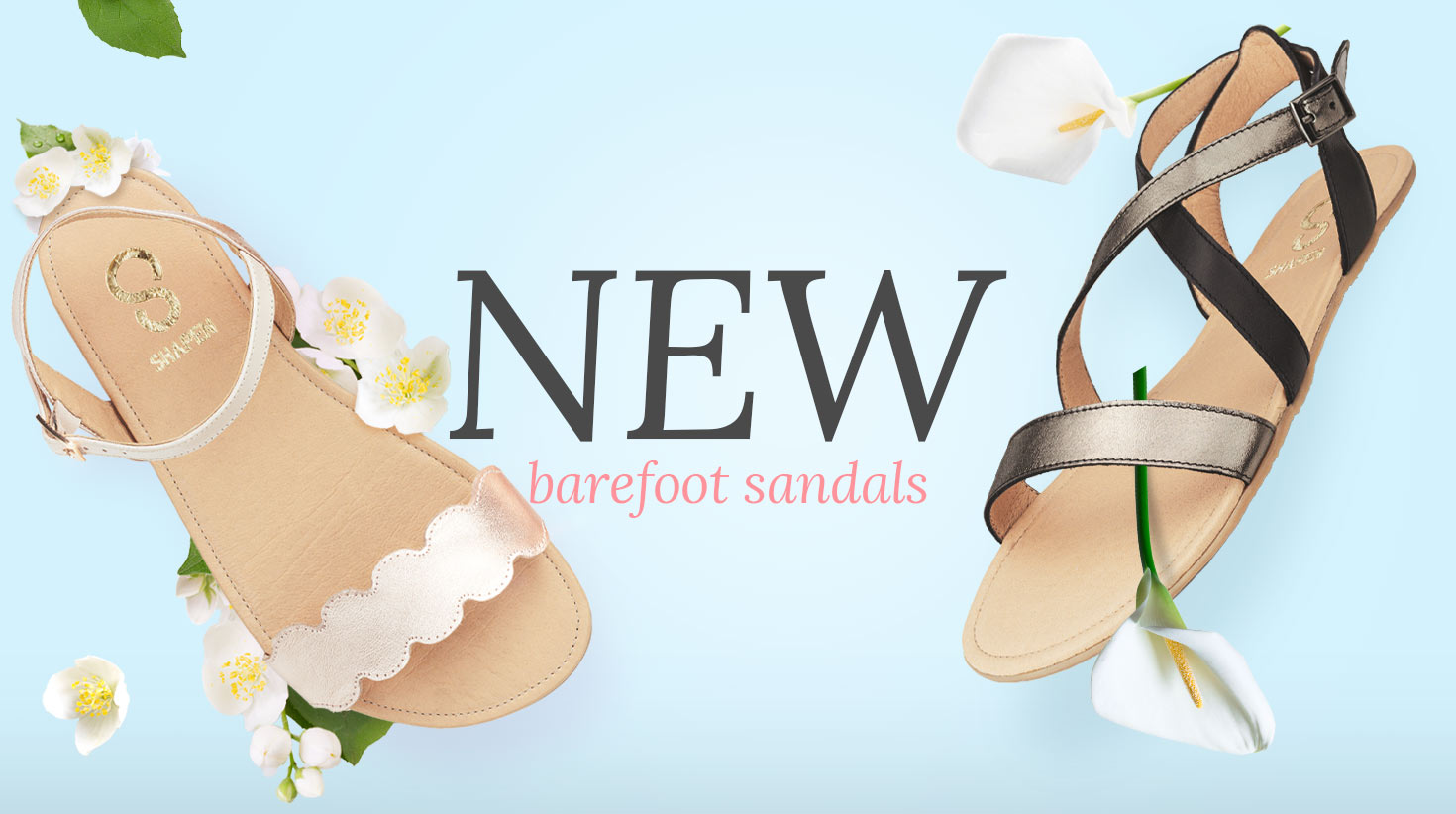 New barefoot sandals