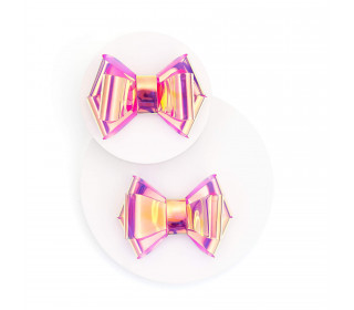 Shoe clips - Holographic bow