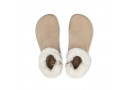 FLUFFY Beige winter barefoot boots