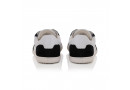 RE:WIND Black & White Leather barefoot sneakers
