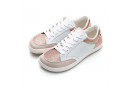 CHARM Rose Gold Leather barefoot sneakers