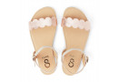 JASMINE Rose Gold barefoot sandals 