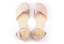 POPPY II Rose Gold barefoot sandals 