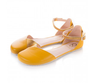 POPPY II  Sun Yellow barefoot sandals - 2nd class 