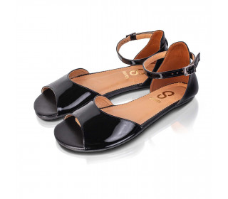 LILY 2.0 Black barefoot sandals 