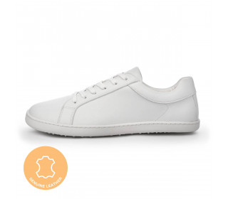 FEELIN Uni White Leather barefoot sneakers