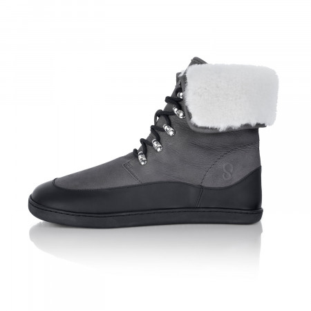 Zimné barefoot topánky LYNX Dark Grey