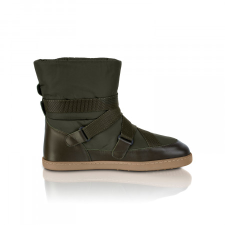 FROSTY Olive barefoot winter boots