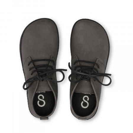 Celoročné barefoot topánky BERRY Dark Grey
