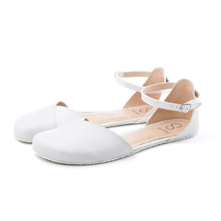Barefoot sandálky POPPY II White - 2. trieda