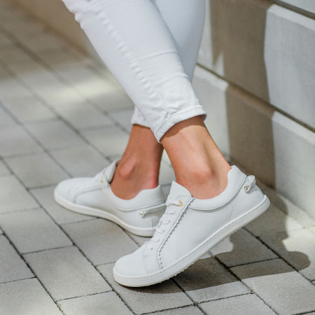Barefoot tenisky FEELIN Chic White Leather