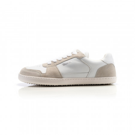 RE:WIND White Leather barefoot sneakers