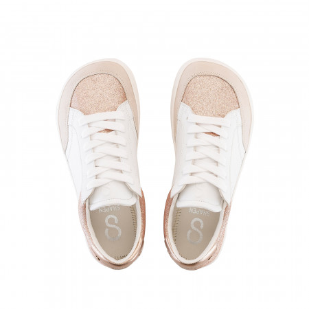 Barefoot tenisky CHARM Rose Gold Leather