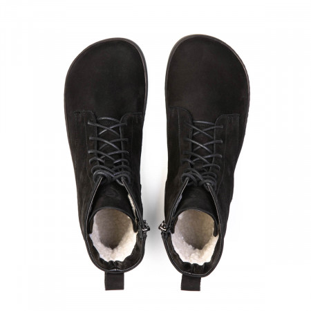 Barefoot topánky COZY Black 