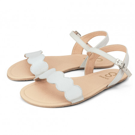JASMINE White barefoot sandals 