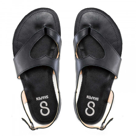 MAI 1.0 Black barefoot sandals 